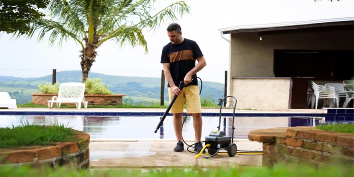 Lavadora De Pressao Hd585 220v Karcher Potencia E Eficiencia Para Limpeza Pesada